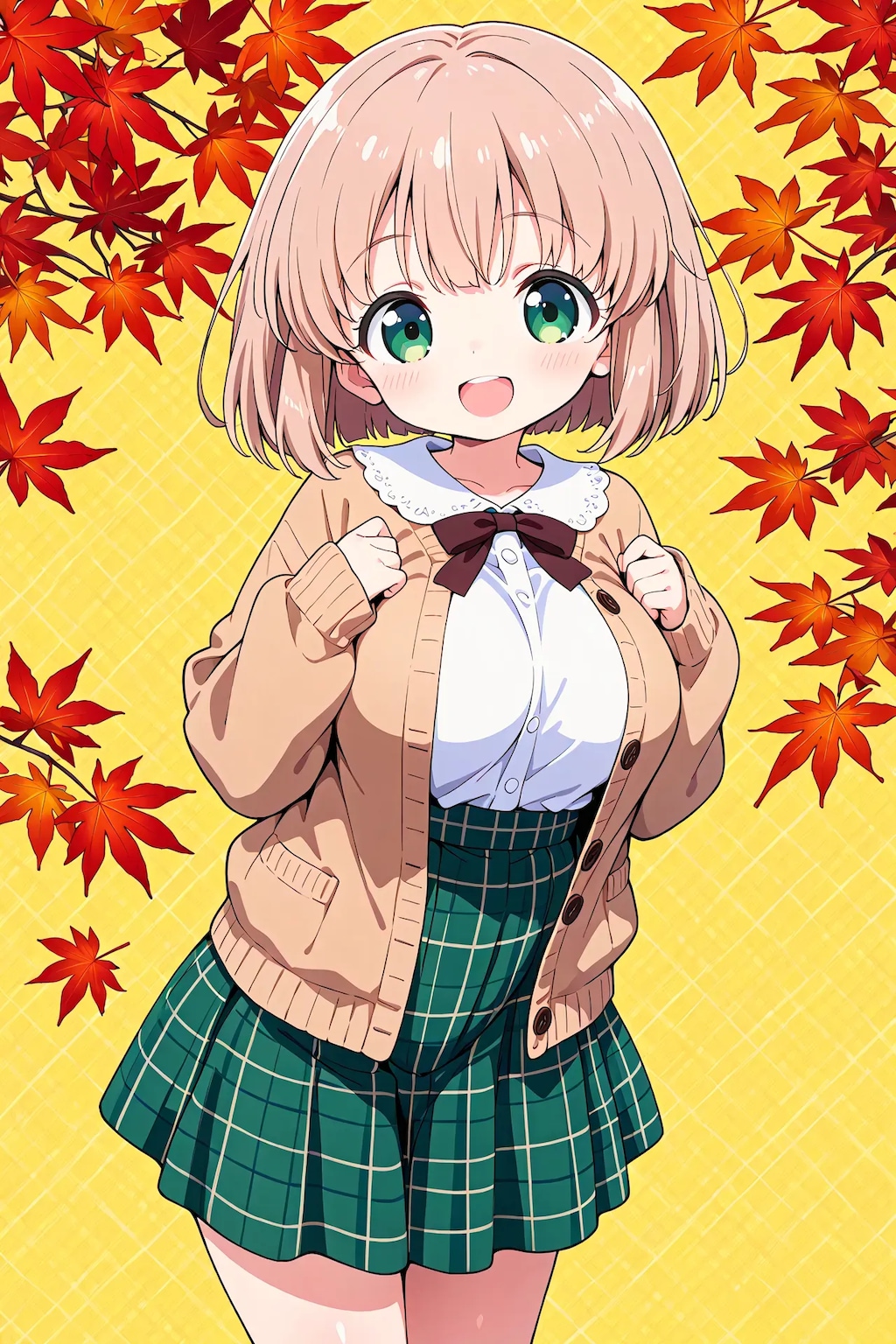 こはるちゃんの秋コーデ