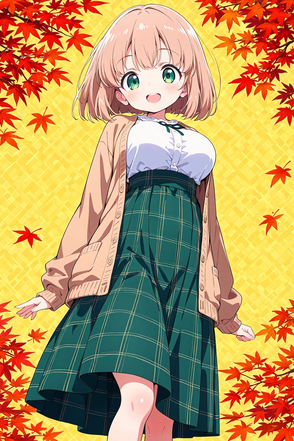 こはるちゃんの秋コーデ
