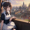 cute eye、愛華「窓際に座ってゴスロリ」 4枚目