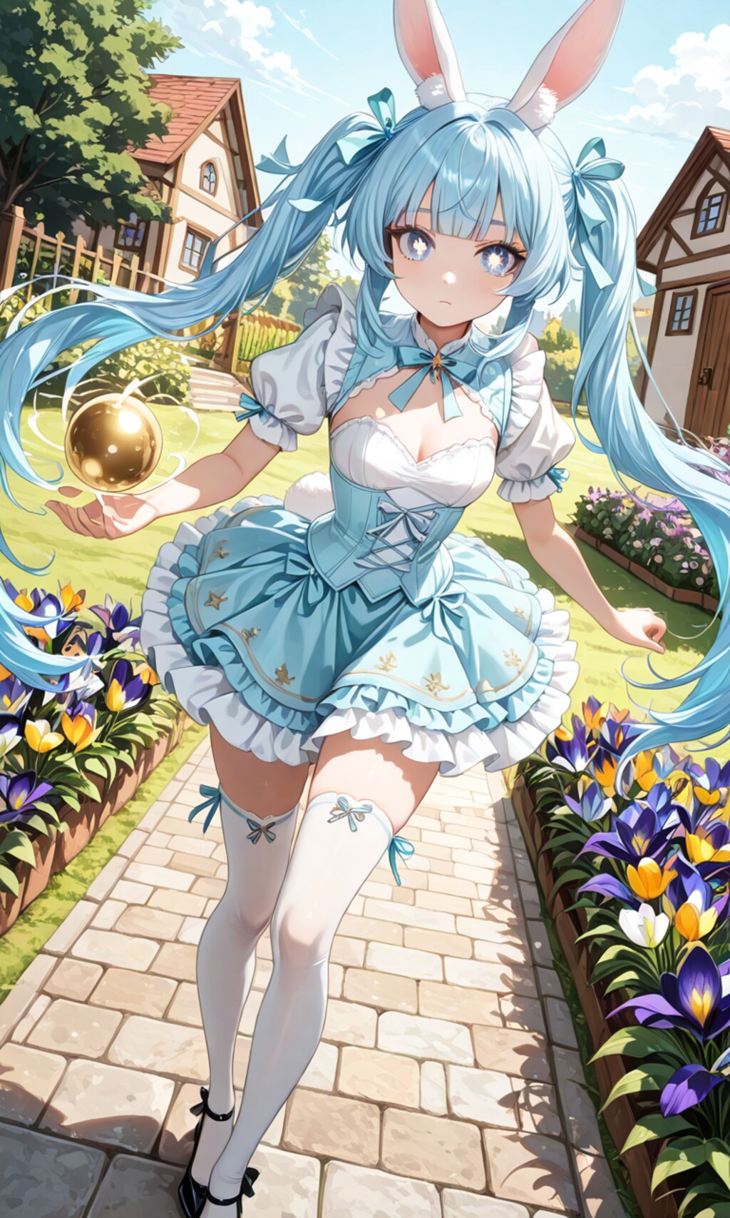 アルナ(らびのん)にじり寄る