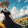 ひまわり畑 2枚目