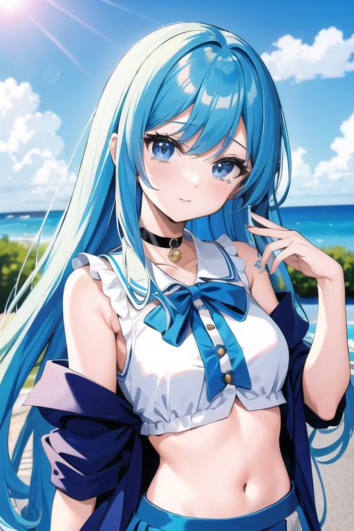 青空にVサイン | の人気AIイラスト・グラビア