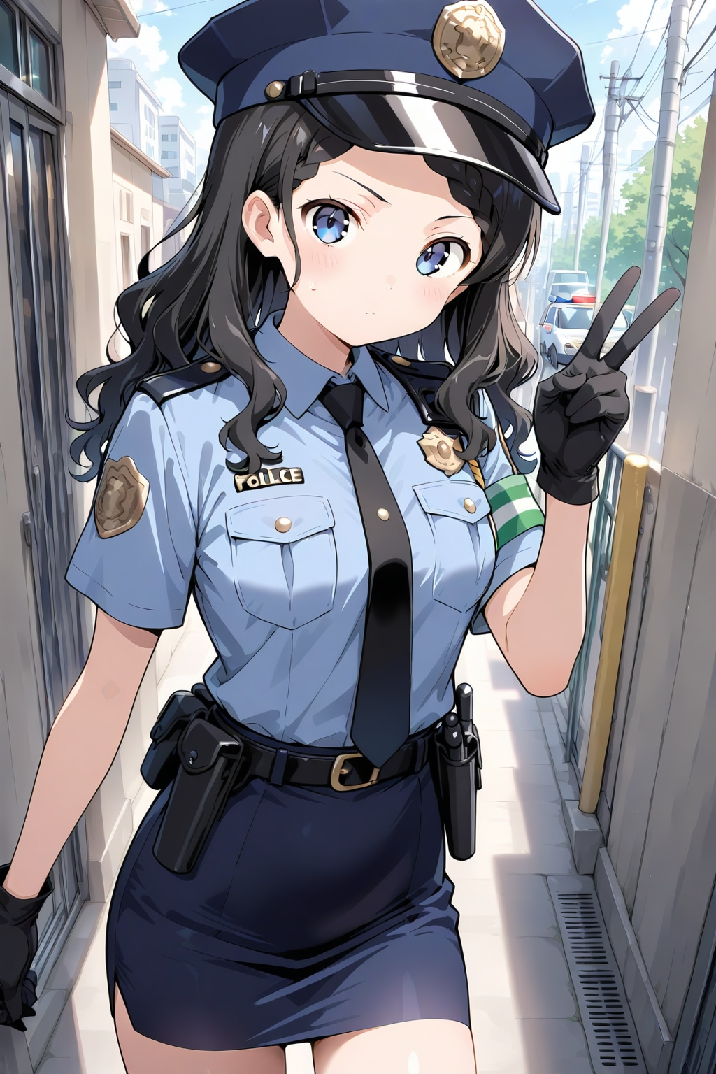 婦警さん | の人気AIイラスト・グラビア