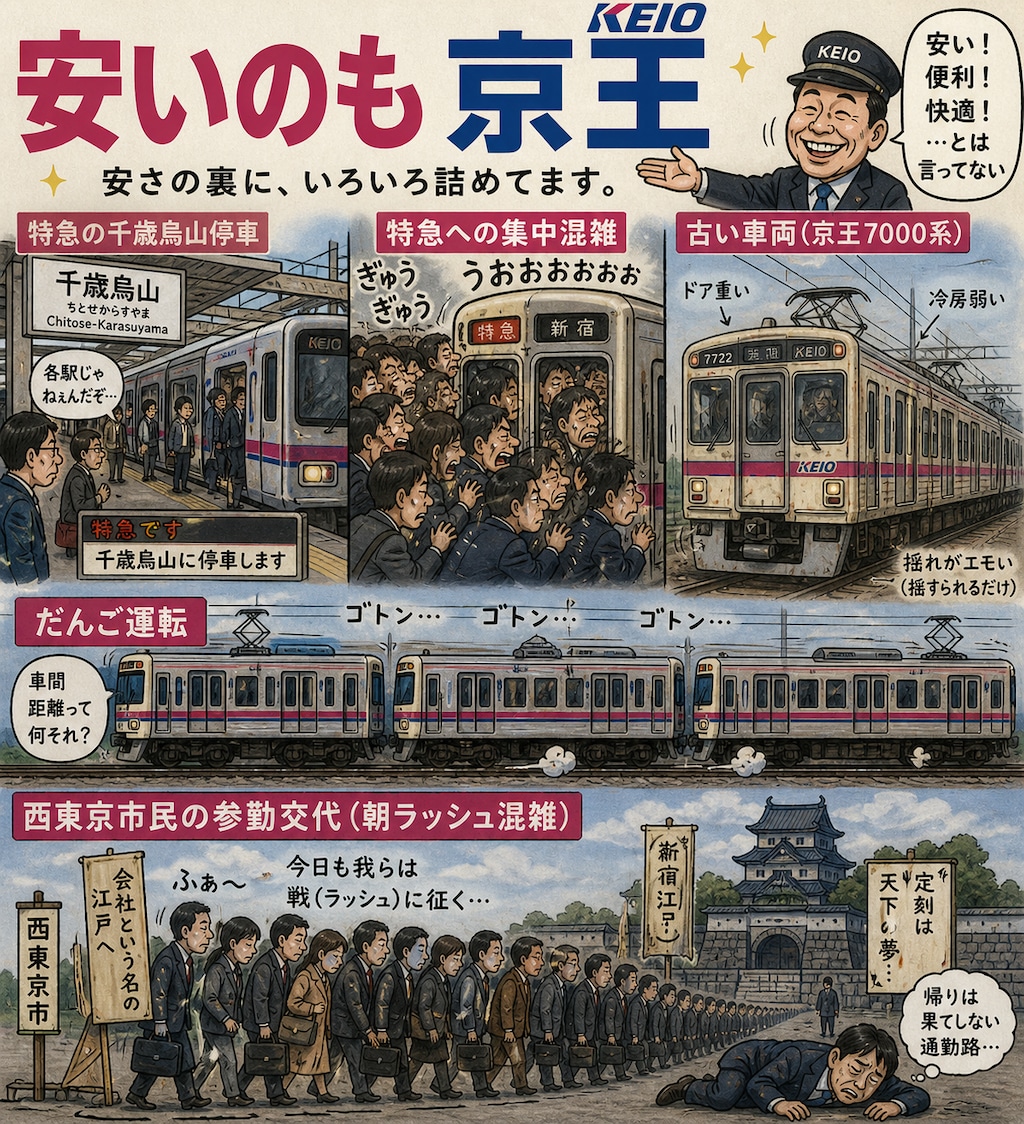 安いのも京王