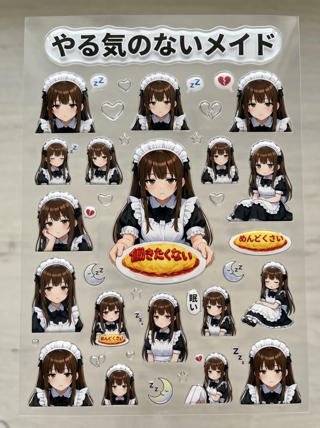 やる気の無いメイド