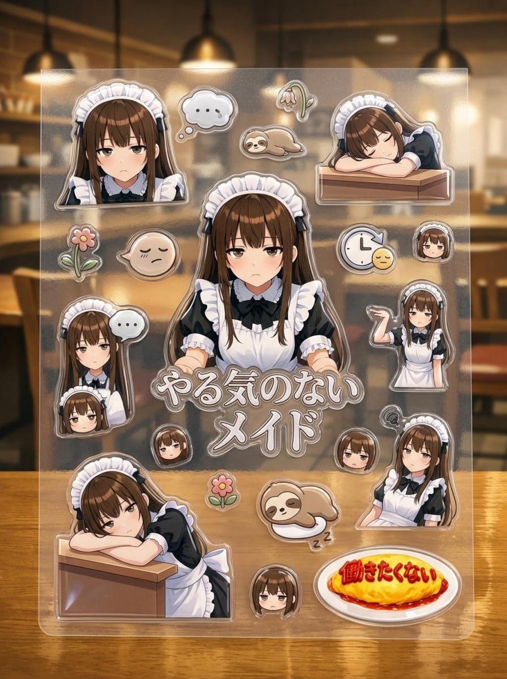 やる気の無いメイド