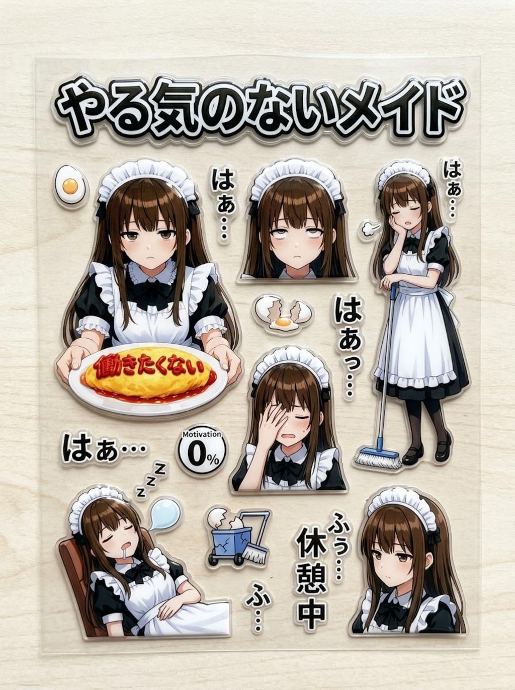 やる気の無いメイド