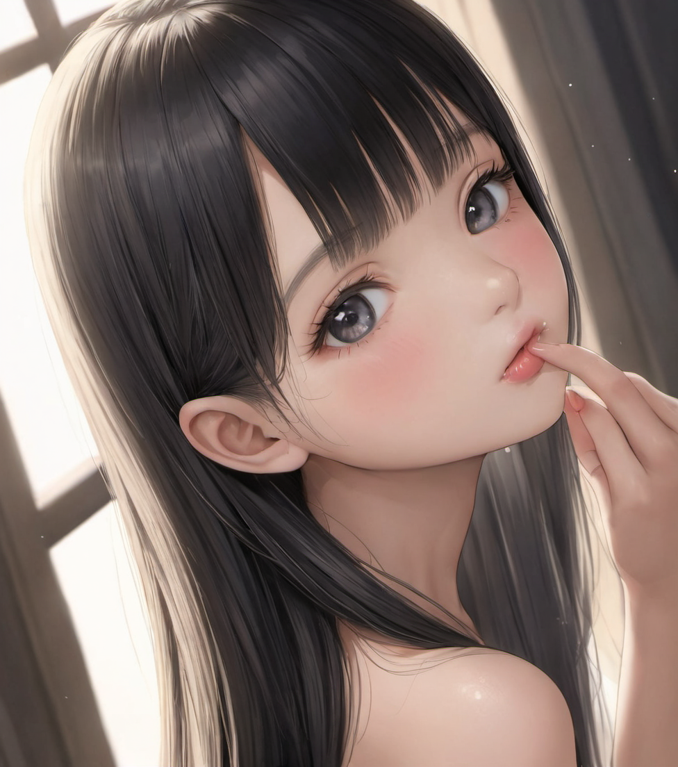 黒髪少女