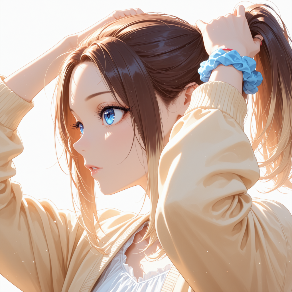 明日から「手で髪を束ねる行為」！✨
