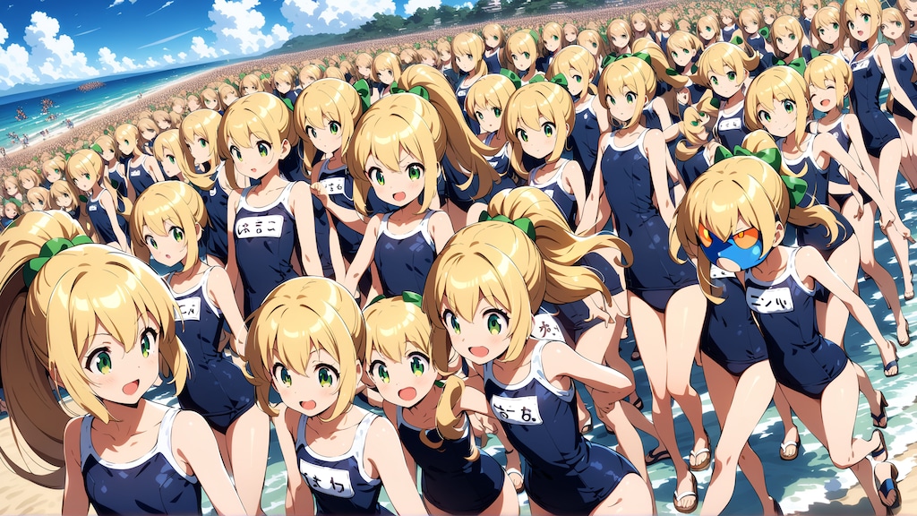 水着ロールちゃん完全増殖4