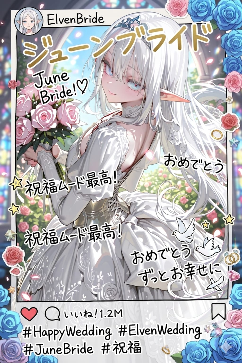 エルフなLILYちゃん。※別衣装＋AIデコver