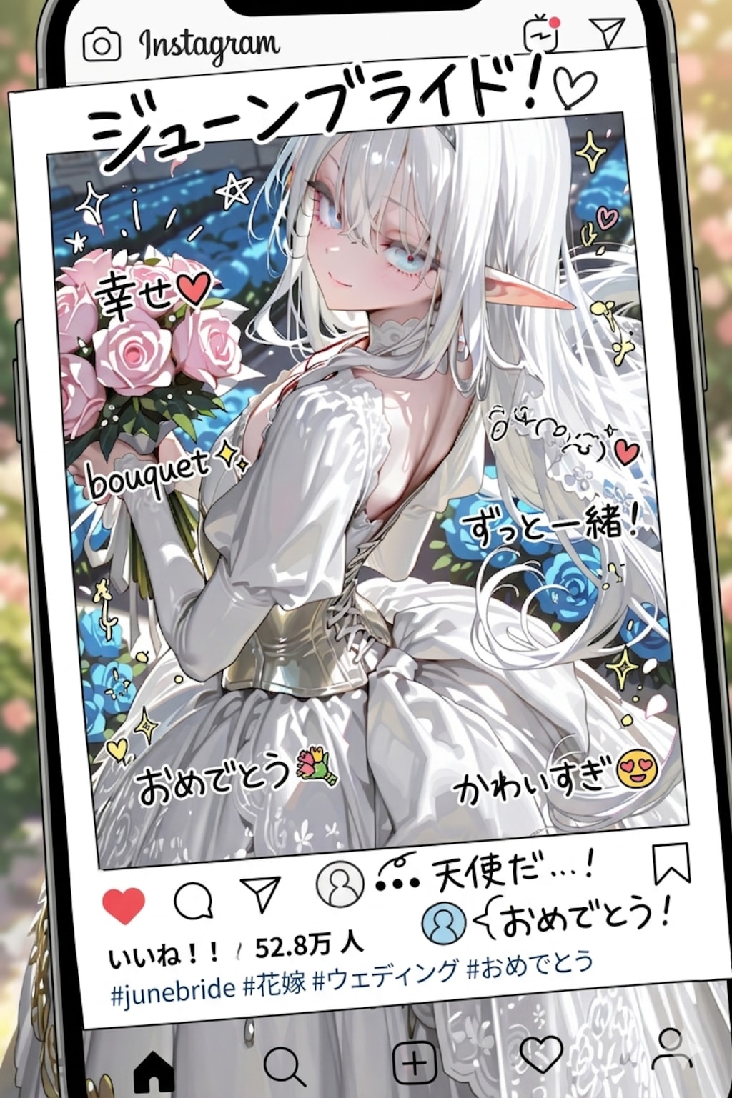 エルフなLILYちゃん。※別衣装＋AIデコver