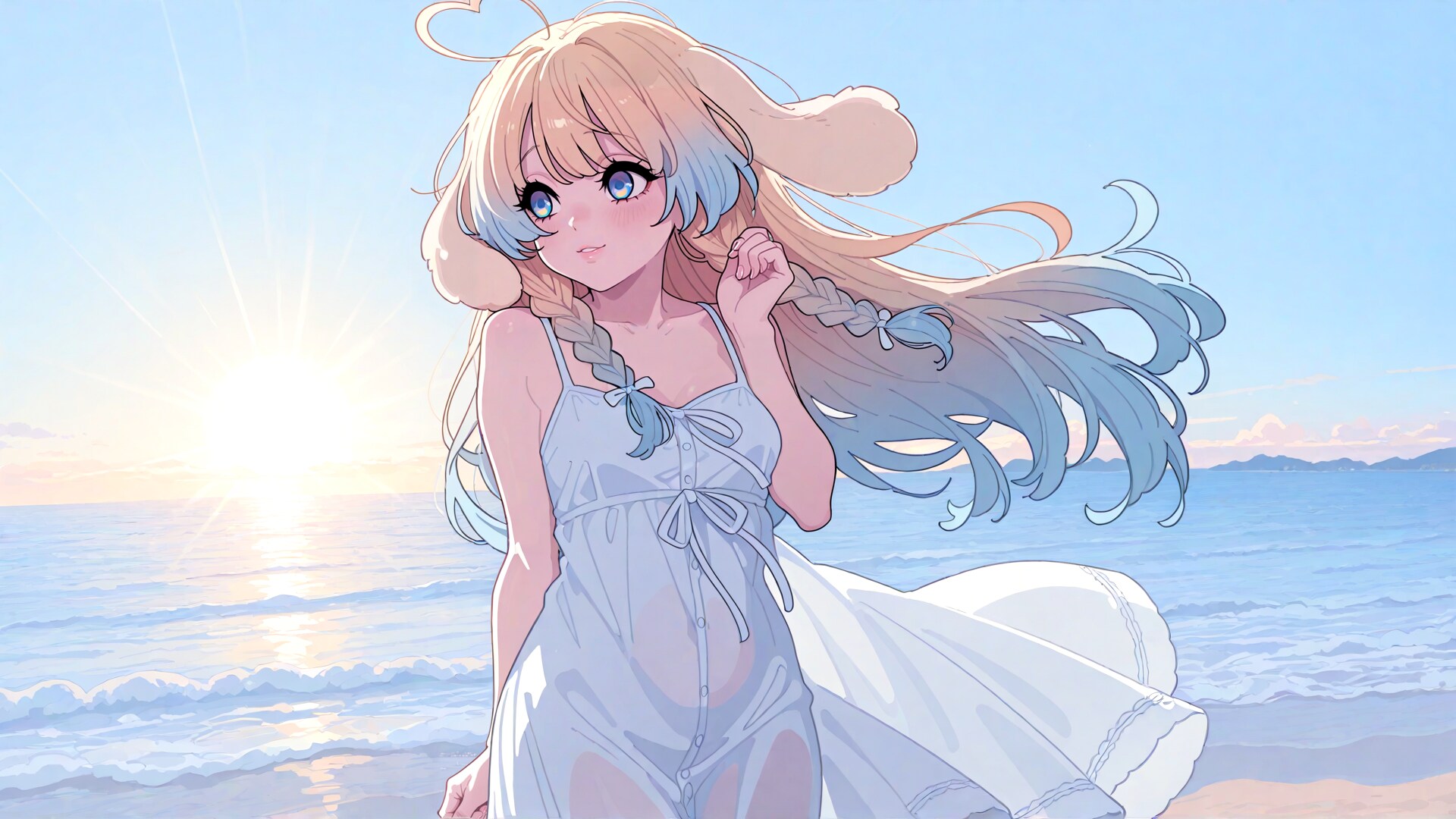 風は強いのに暑いですねぇ