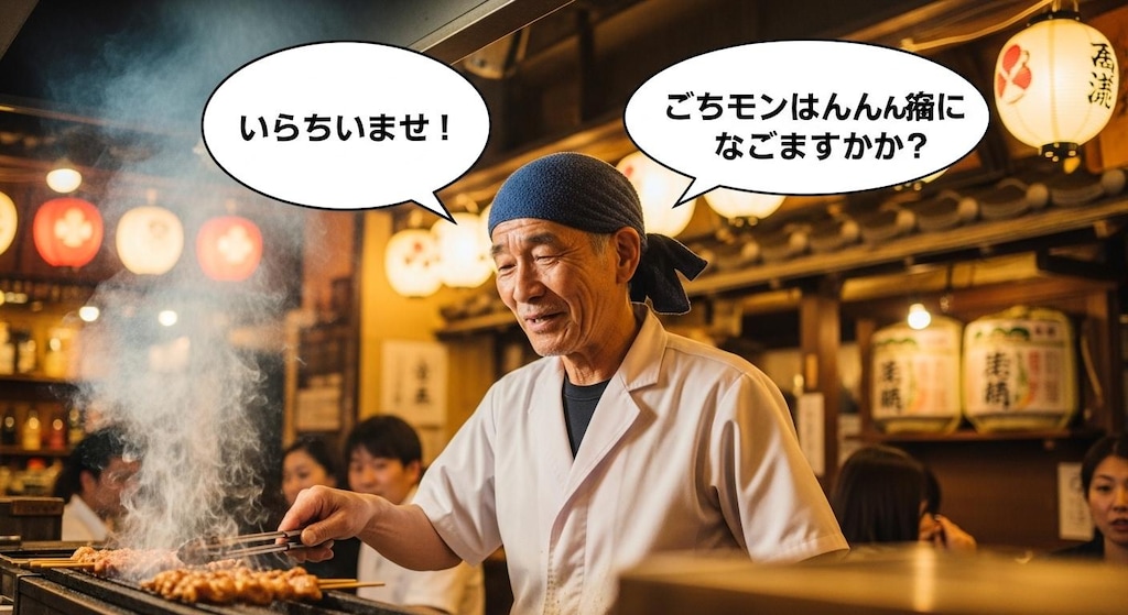 今日は焼き鳥屋で喋らせてみた