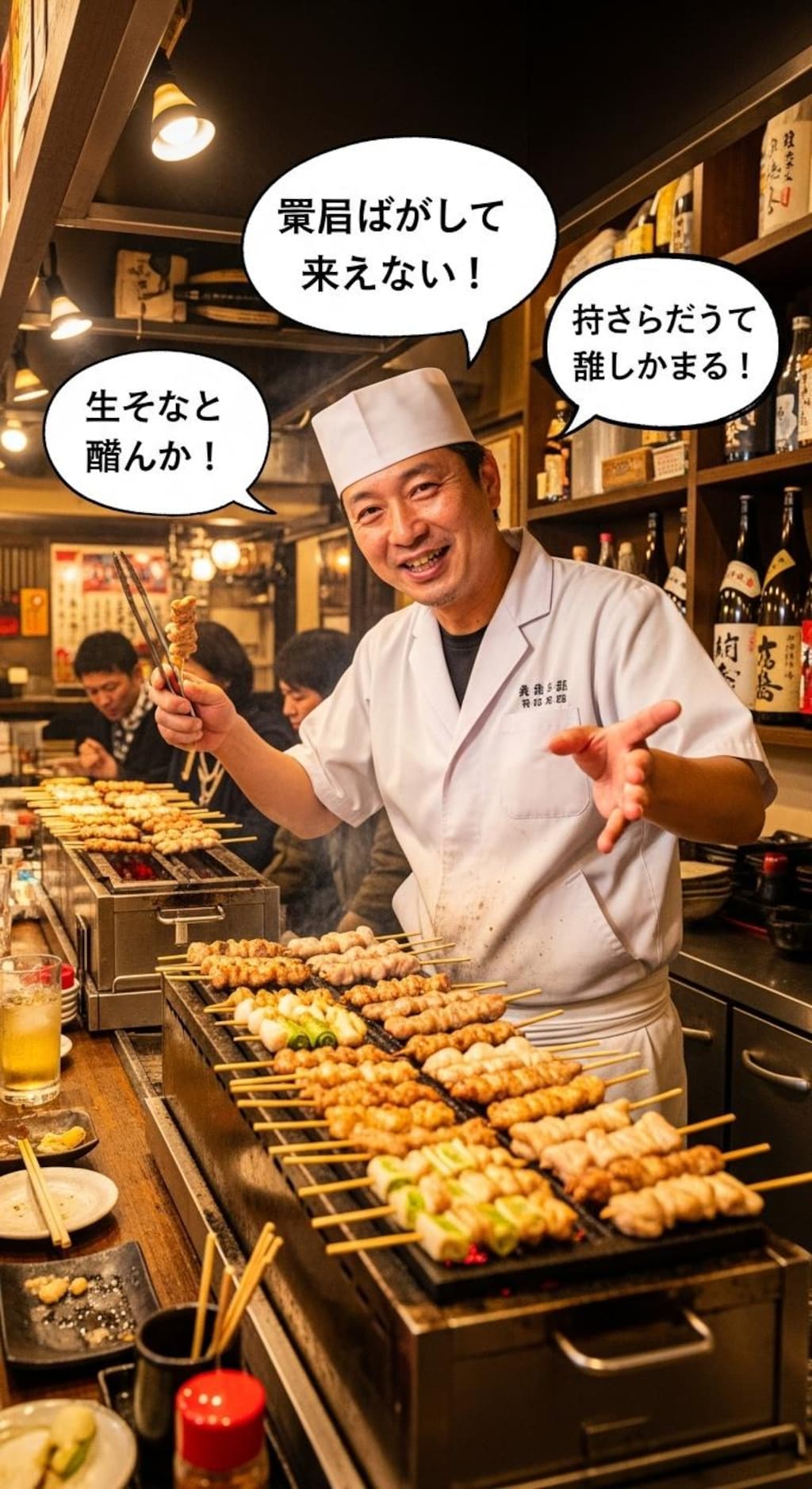 今日は焼き鳥屋で喋らせてみた