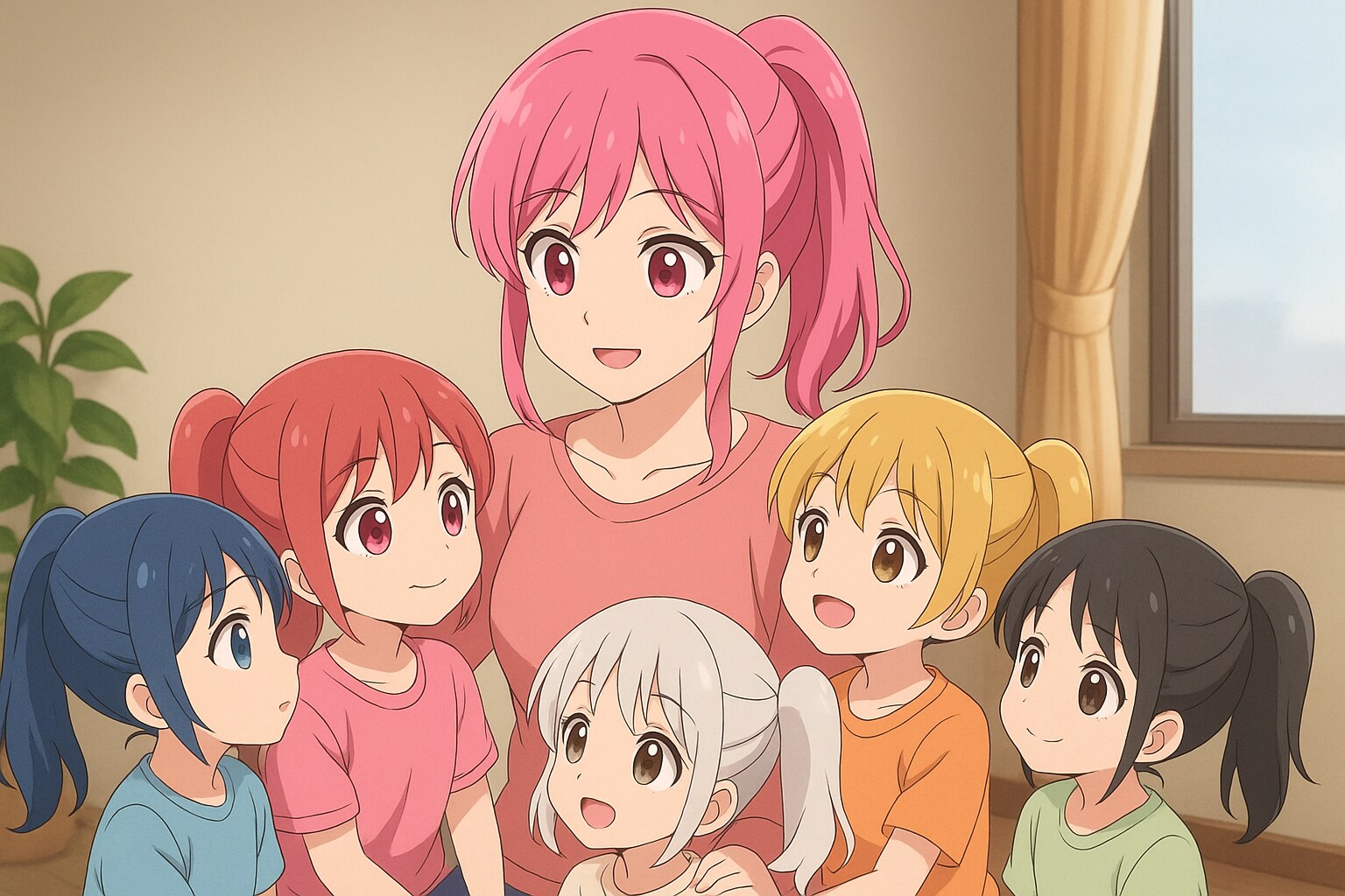 桃ぽにママ | の人気AIイラスト・グラビア