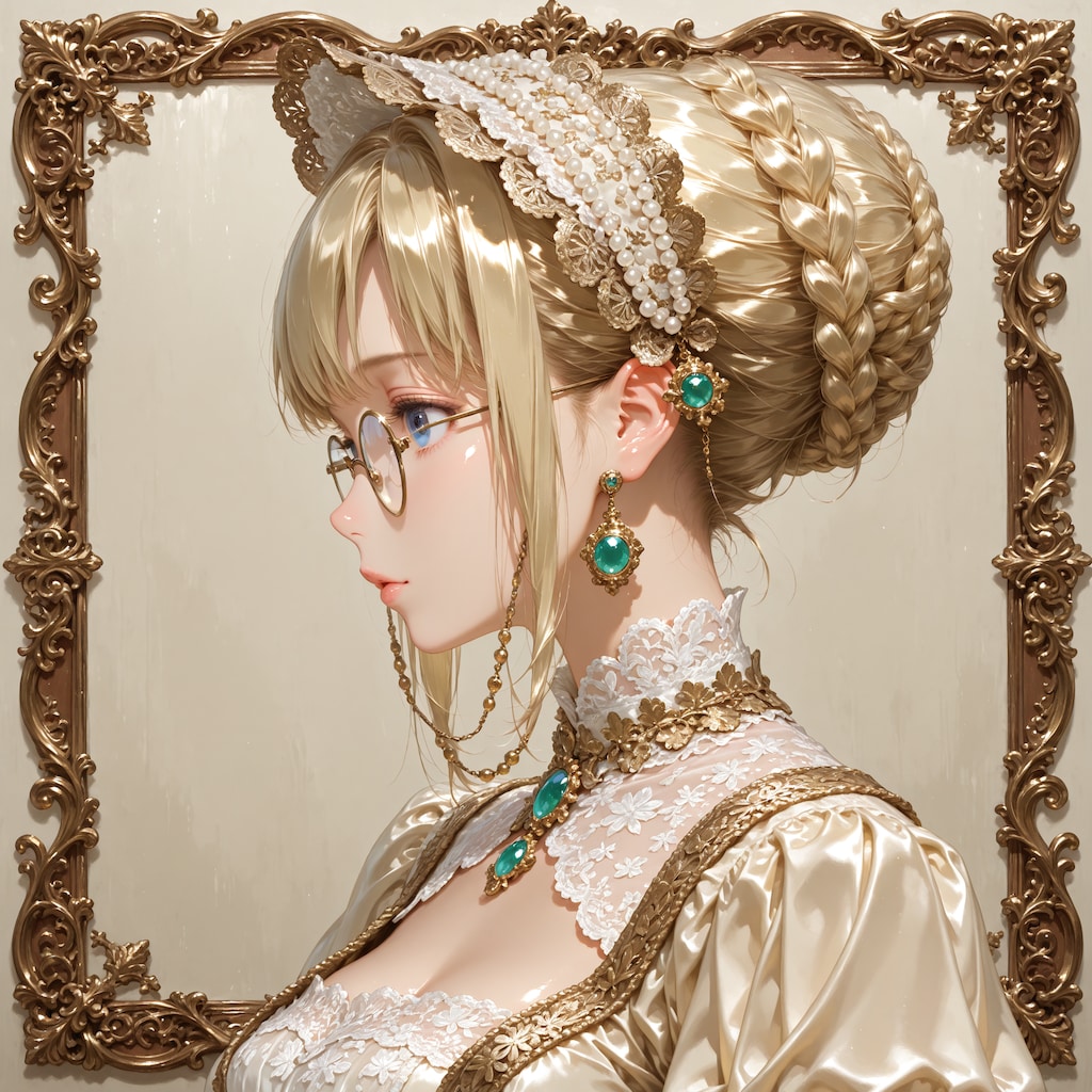 ルネサンスの肖像画風ナオ　3