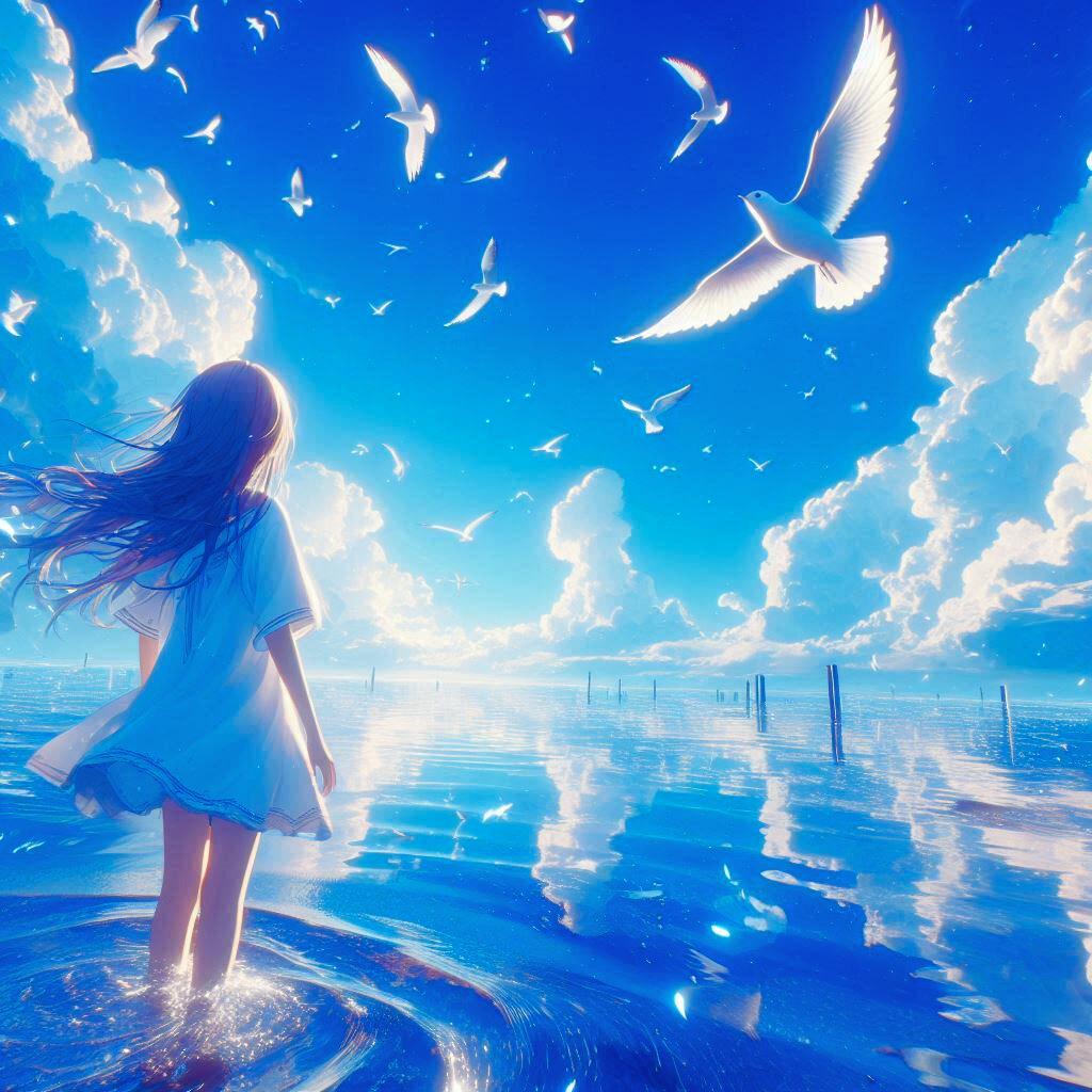 白い鳥 | の人気AIイラスト・グラビア