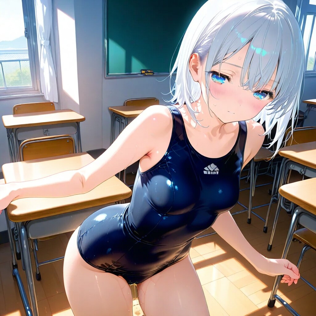 ふとももに汁が溢れちゃう