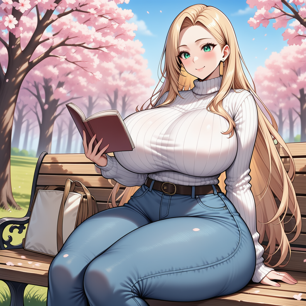 外で読書