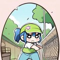 ゴミ拾いする女の子 3枚目