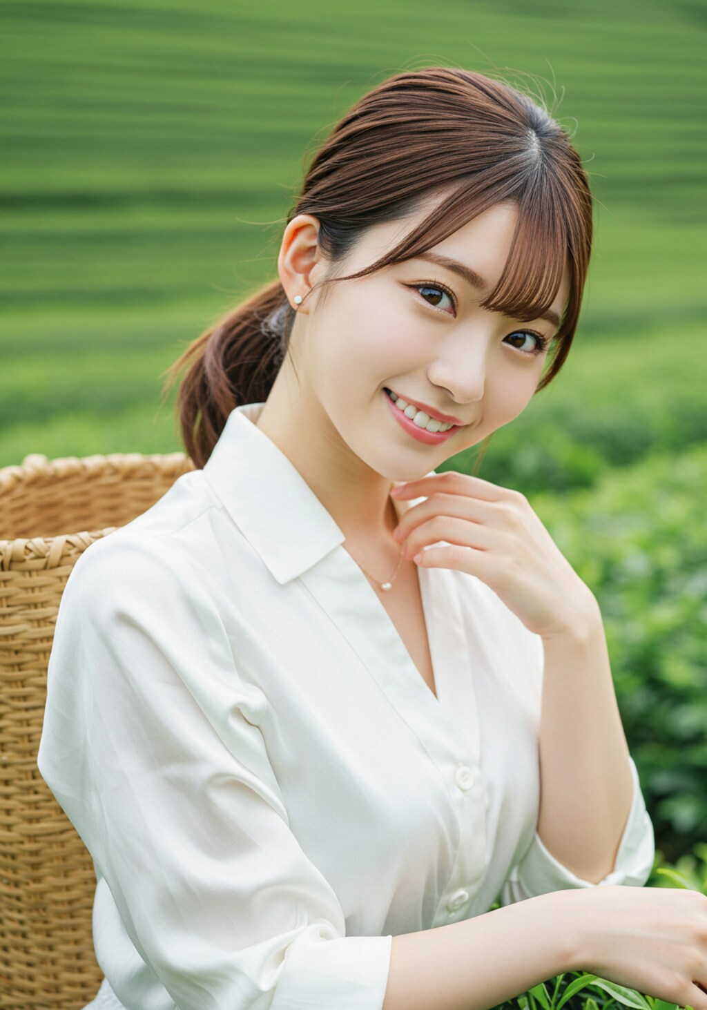 美しすぎる茶摘み