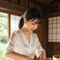 美しすぎる茶摘み 3枚目