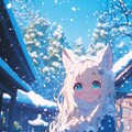 雪灯りの祝福 3枚目