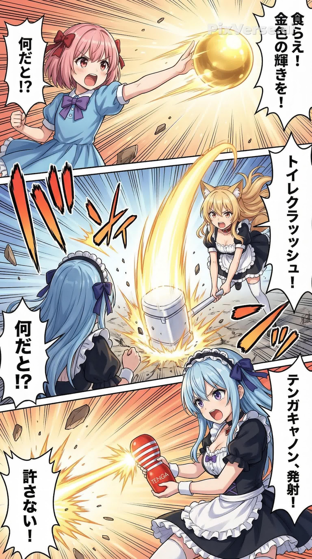 『キンタマ対トイレ対TENGAの仁義なき戦い』