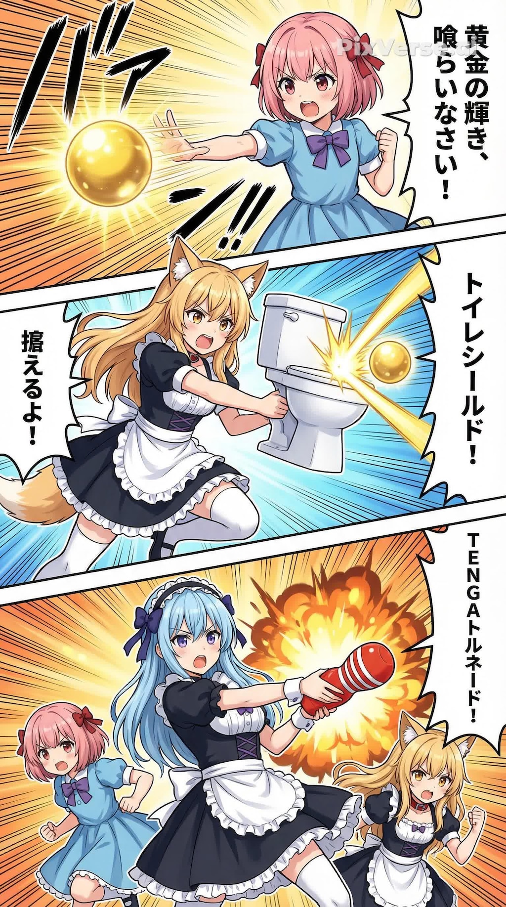 『キンタマ対トイレ対TENGAの仁義なき戦い』