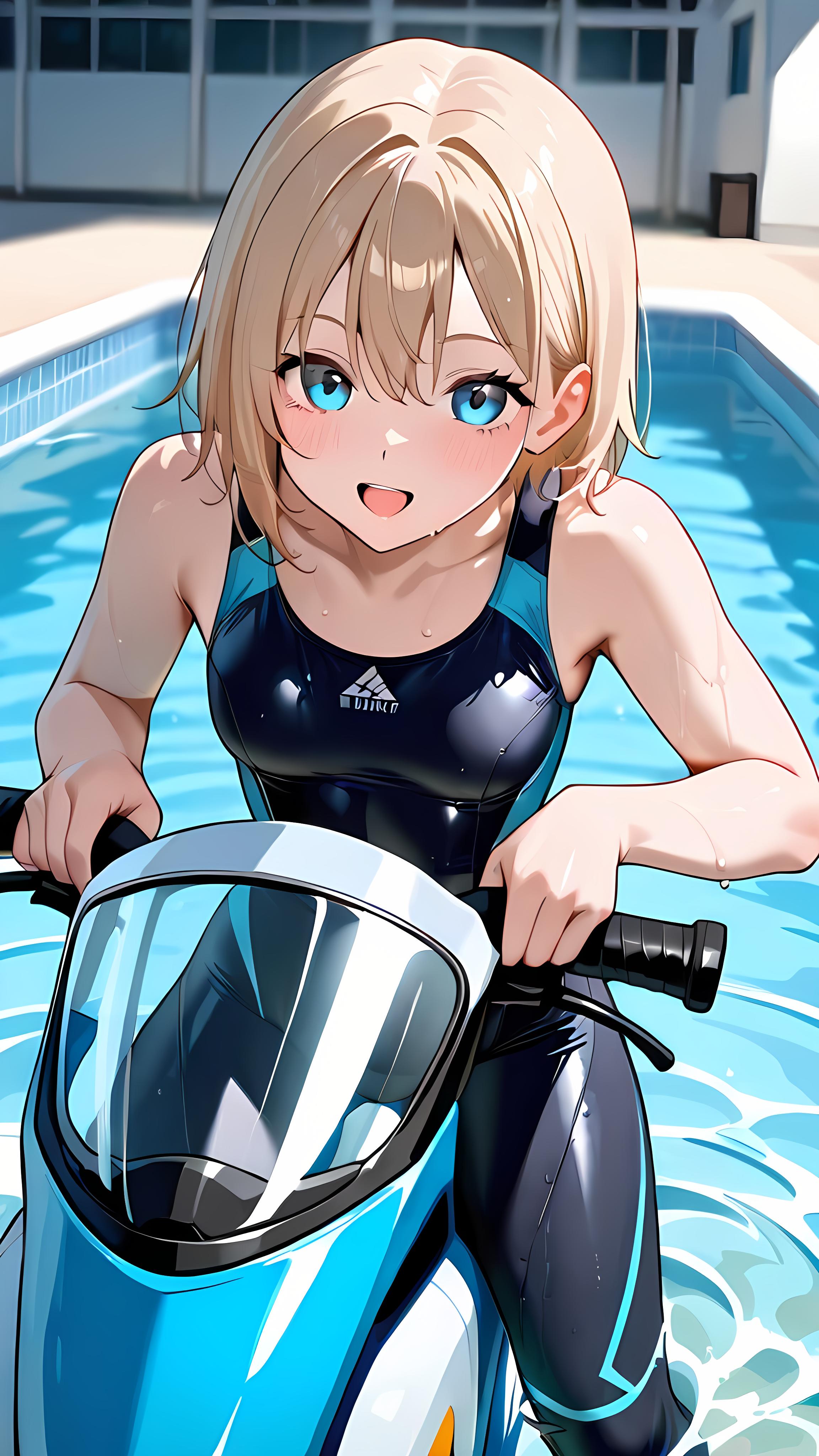 Water Bike Girl