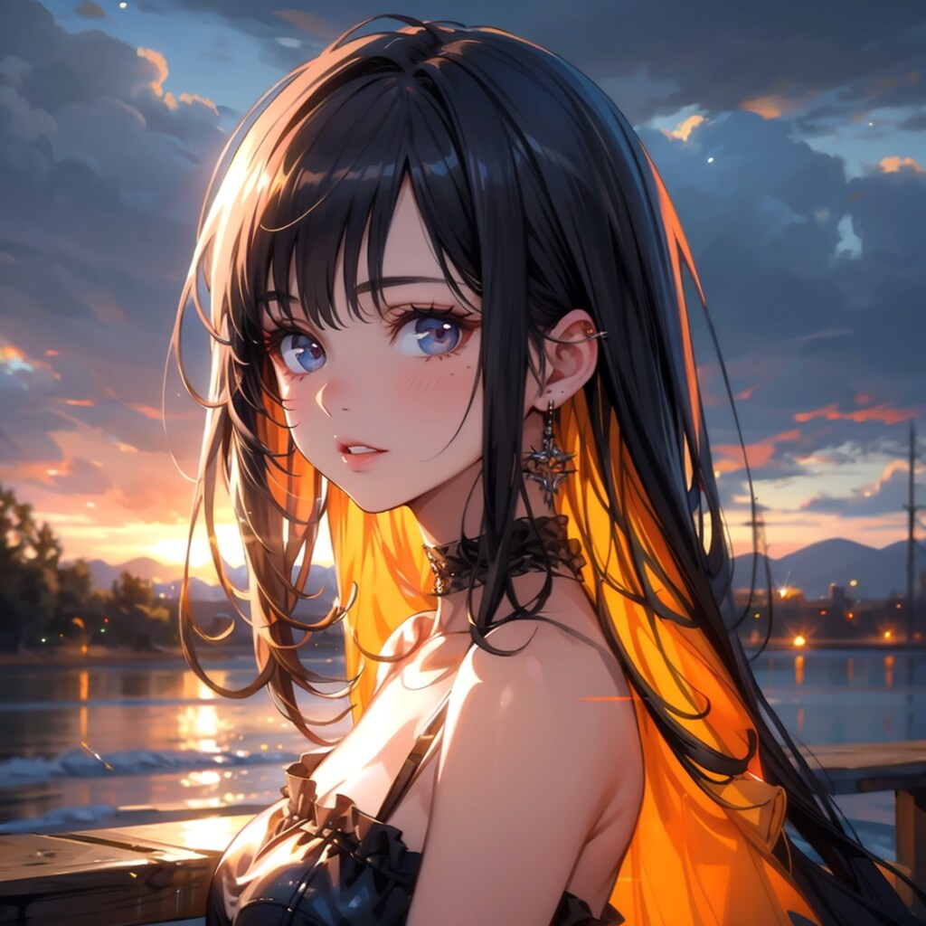 アジアの夕焼け | の人気AIイラスト・グラビア