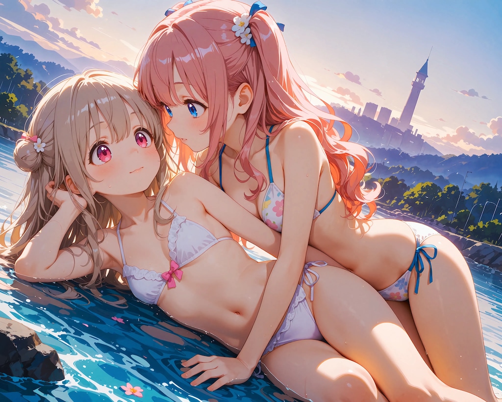 初夏プチ旅行中の百合っぷる #1