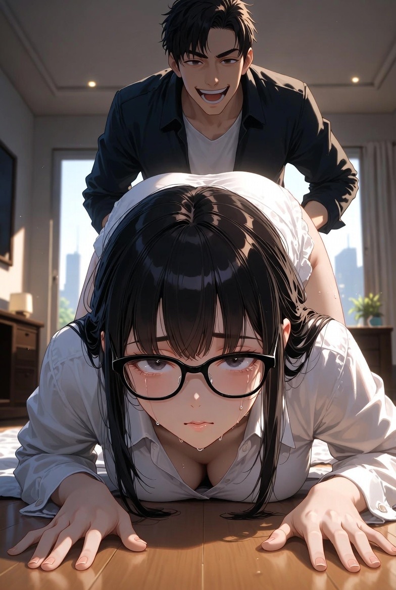 お尻の穴を弄られているのかもしれない女の子