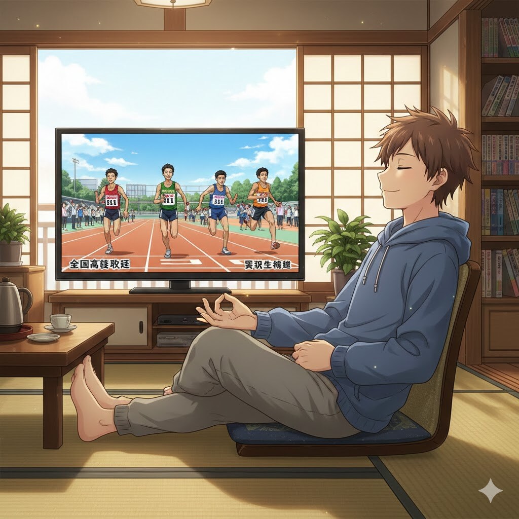 優雅に駅伝を観る