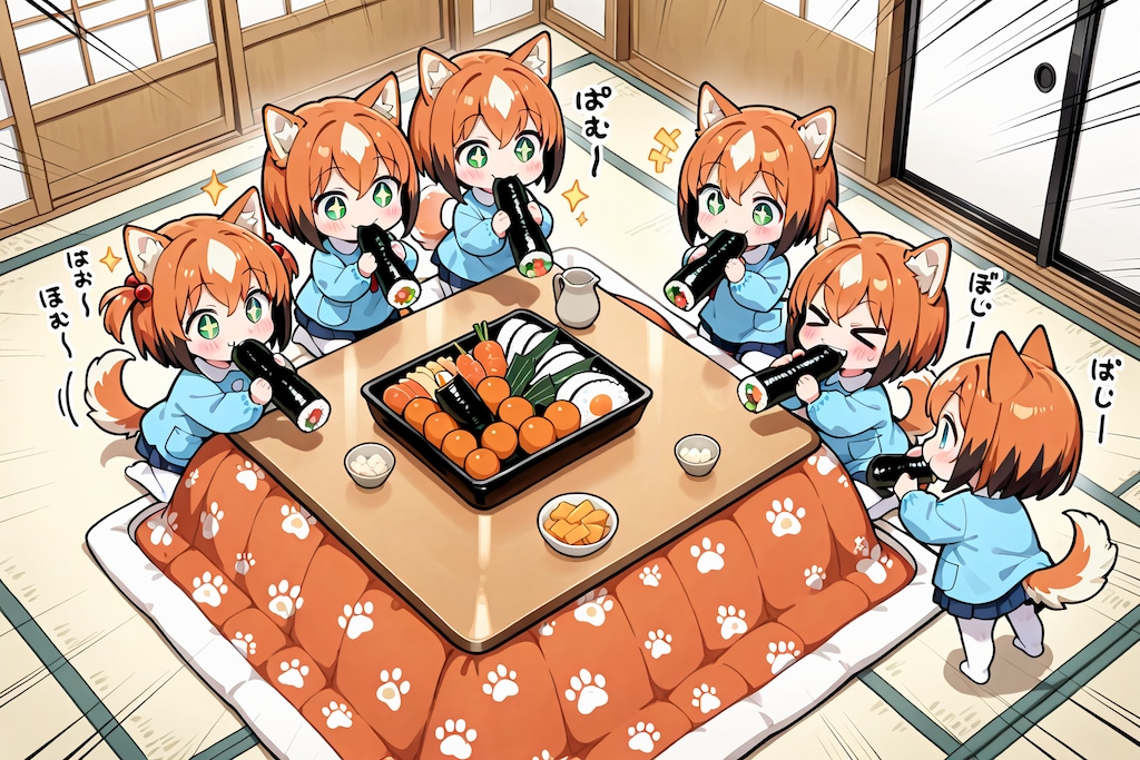 ２月３日は節分、のり巻きの日、巻寿司の日