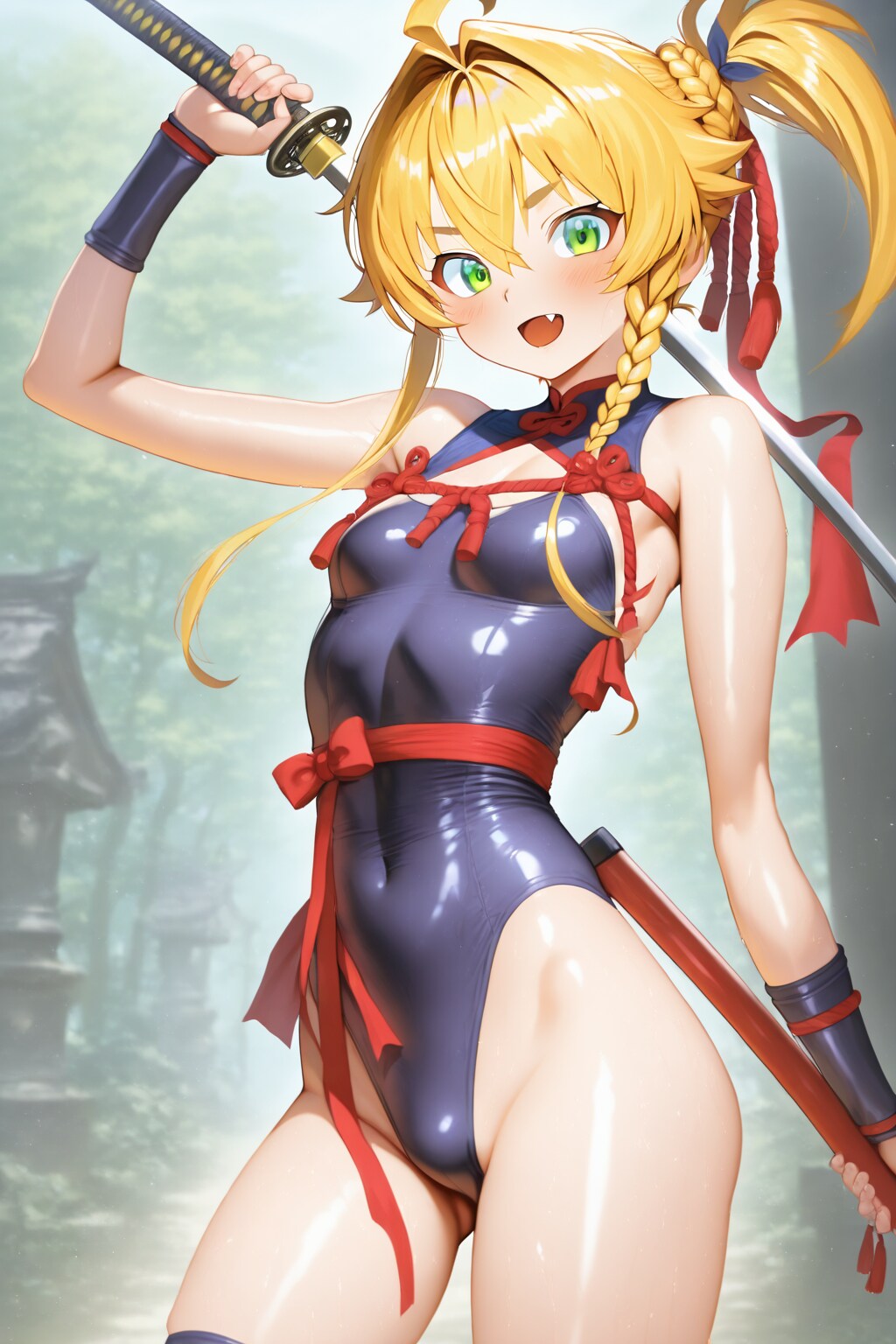 TRICKで侍コスプレなうちの子達( ˘ω˘ )