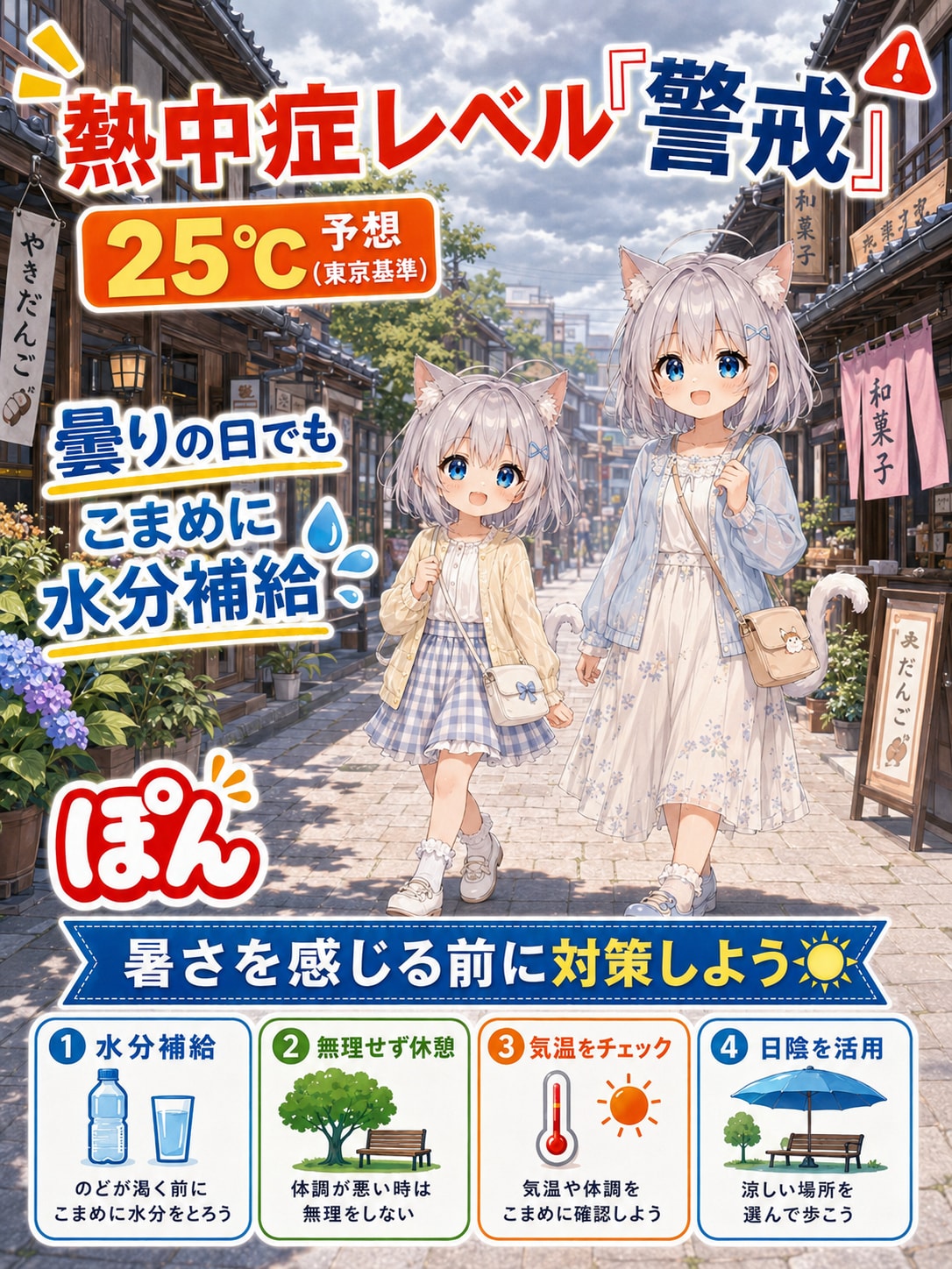 今日は警戒です