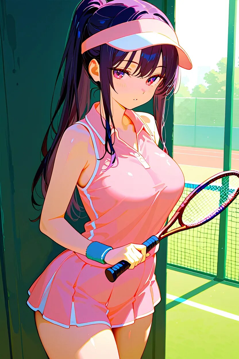 私とテニスの試合がしたいの