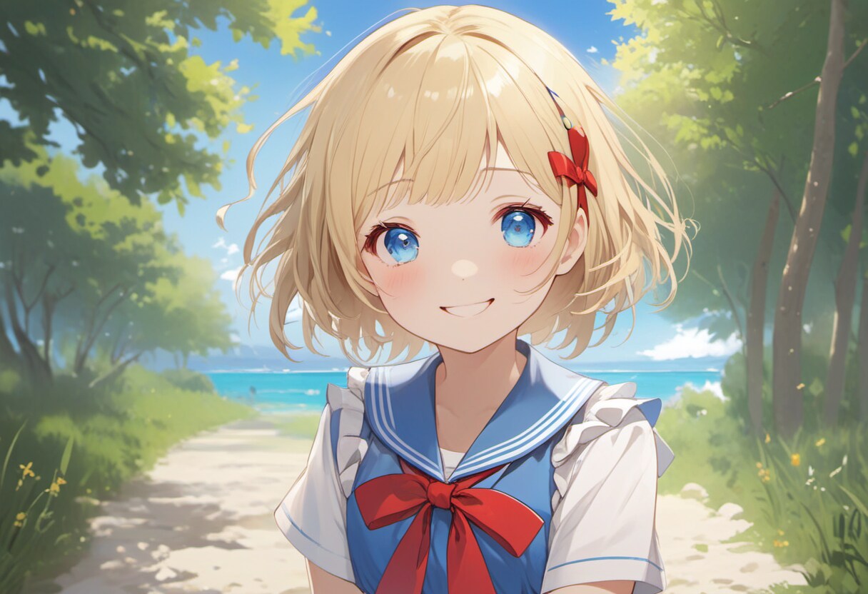 ようやく海についたね
