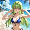 コードギアス ルルーシュ　CC　ビキニ　👙 7枚目