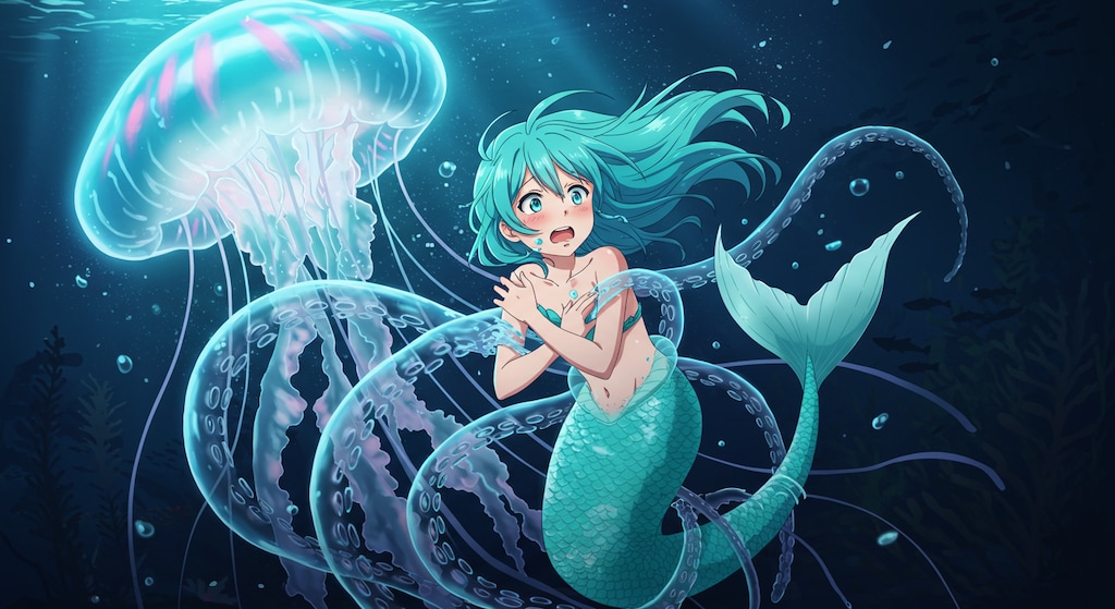 深海の遭遇 — 恐怖の抱擁