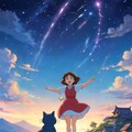 星の下の猫 5枚目