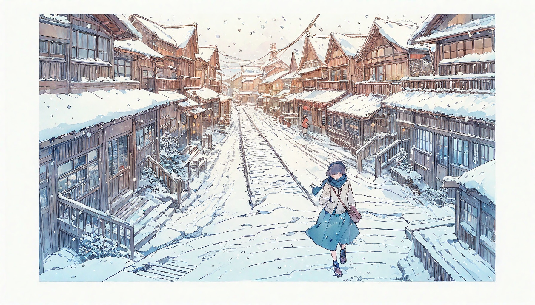雪と少女96 | の人気AIイラスト・グラビア