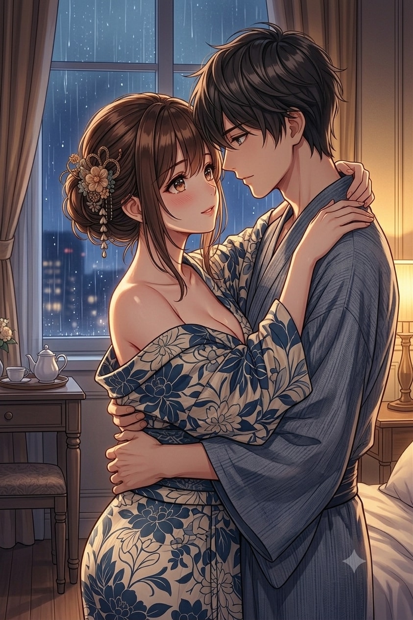 浴衣でいちゃいちゃ
