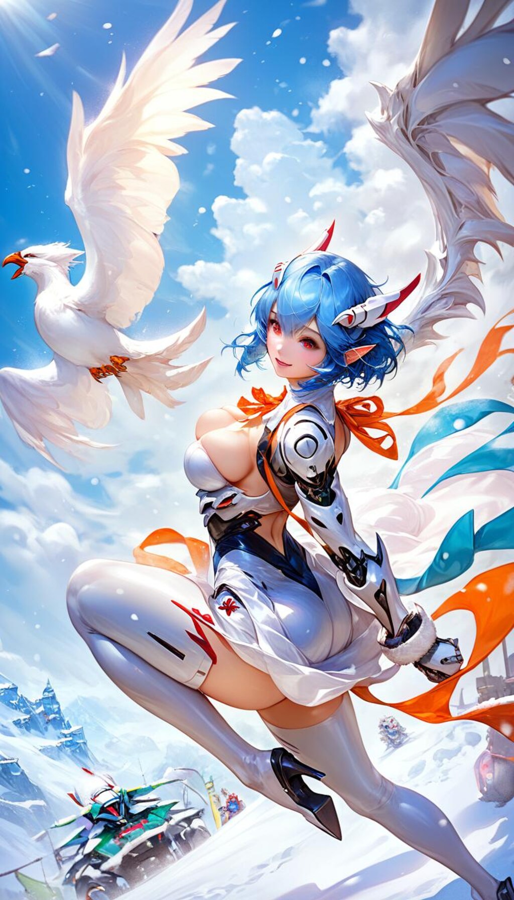 ホワイトホーク　サイボーグエルフ　レイちゃん