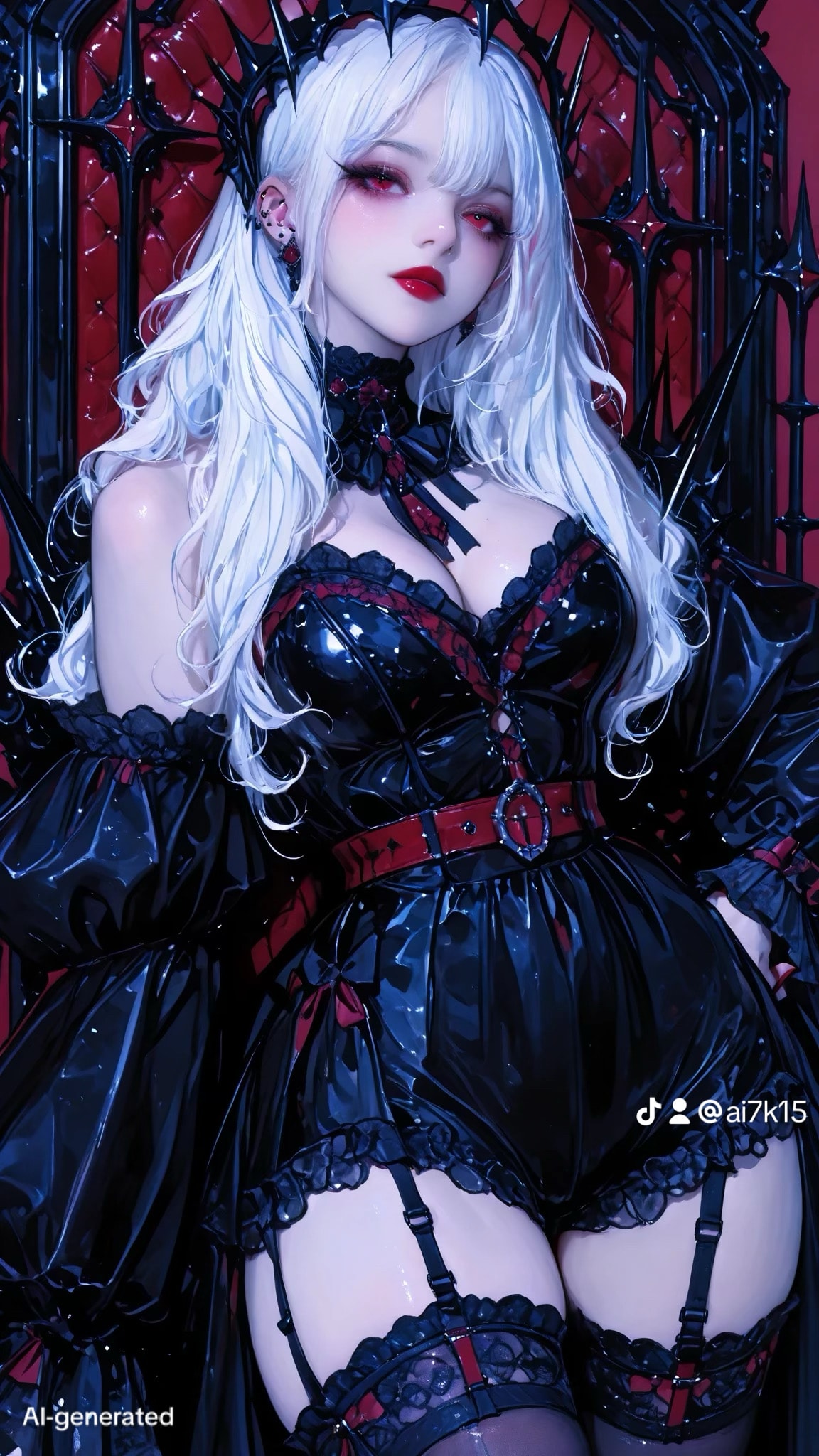 冷徹な悪の女王👑 | の人気AIイラスト・グラビア