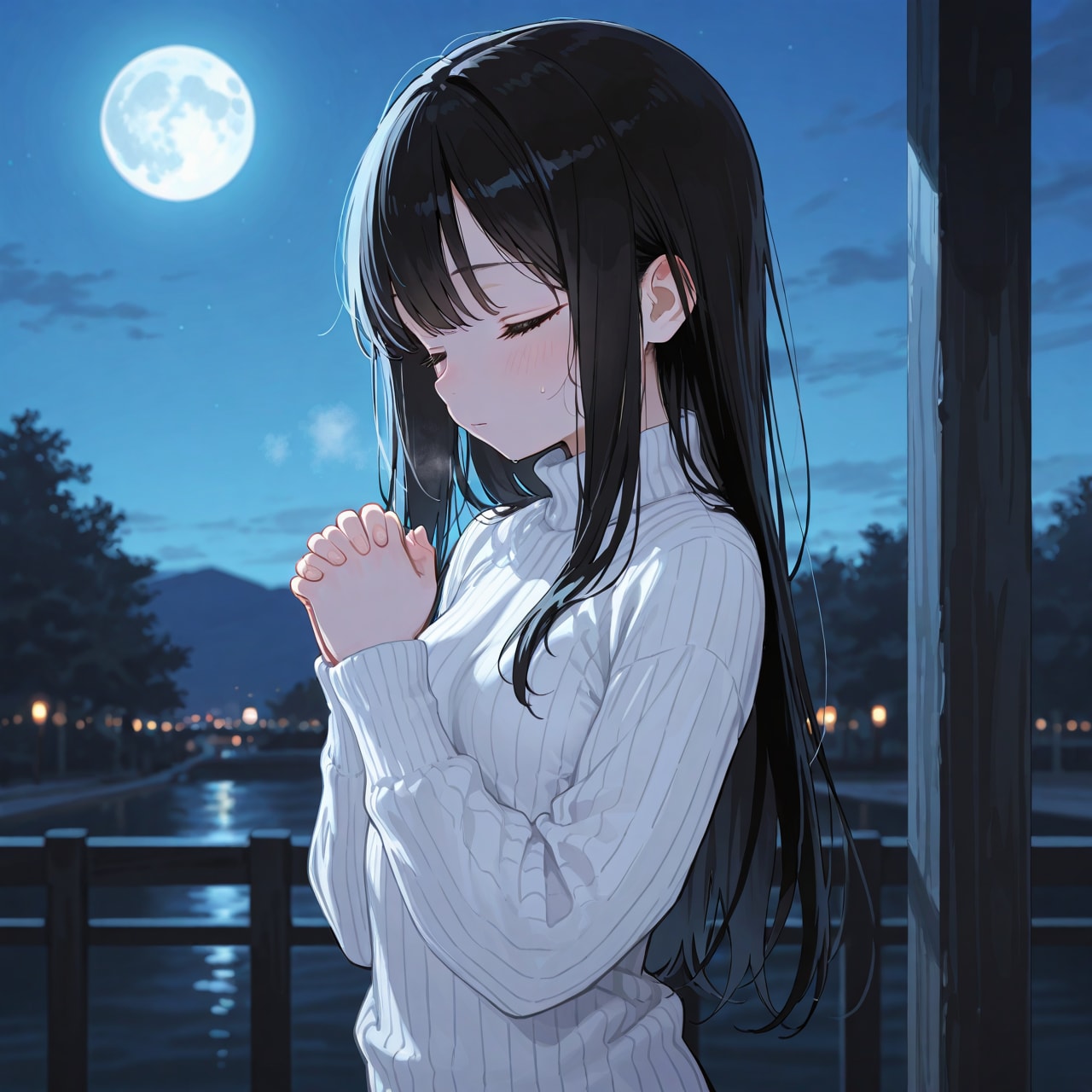 月に祈る | の人気AIイラスト・グラビア