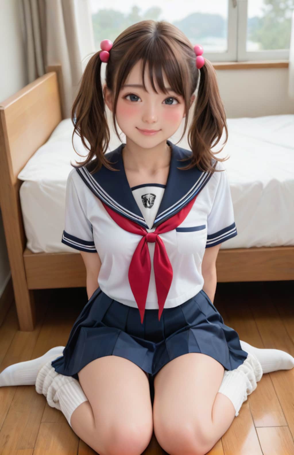 夏休み前の訪問女子