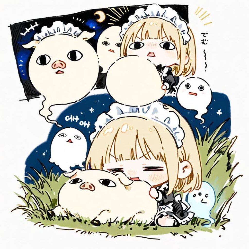 ✨( >ω<)🐷👻✨→✨( ◉□◉)🐷👻✨